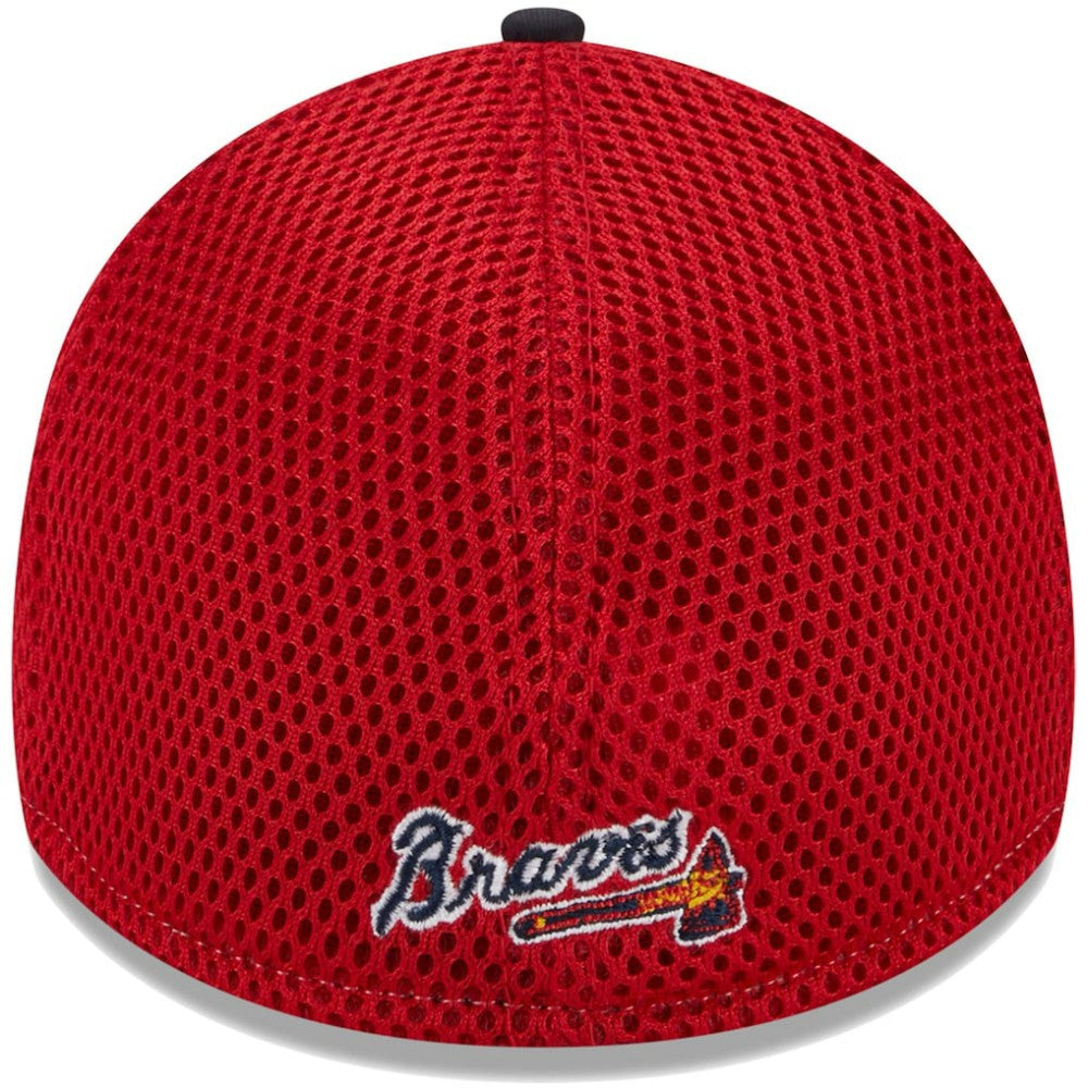 Navy Atlanta Braves New Era Team Neo 39THIRTY Flex Hat
