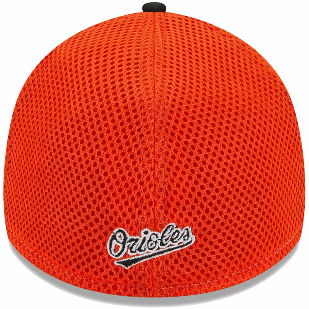 Black Baltimore Orioles New Era Team Neo 39THIRTY Flex Hat