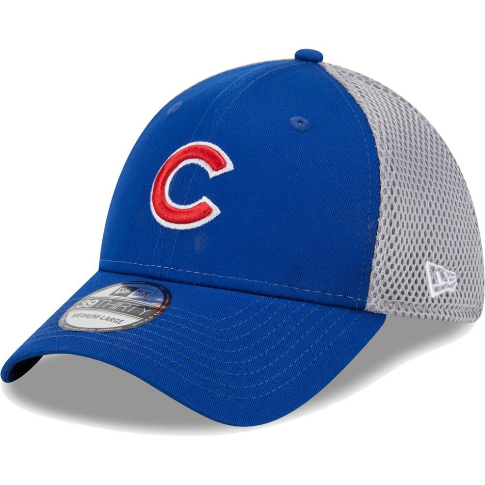 Royal Chicago Cubs New Era Team Neo 39THIRTY Flex Hat