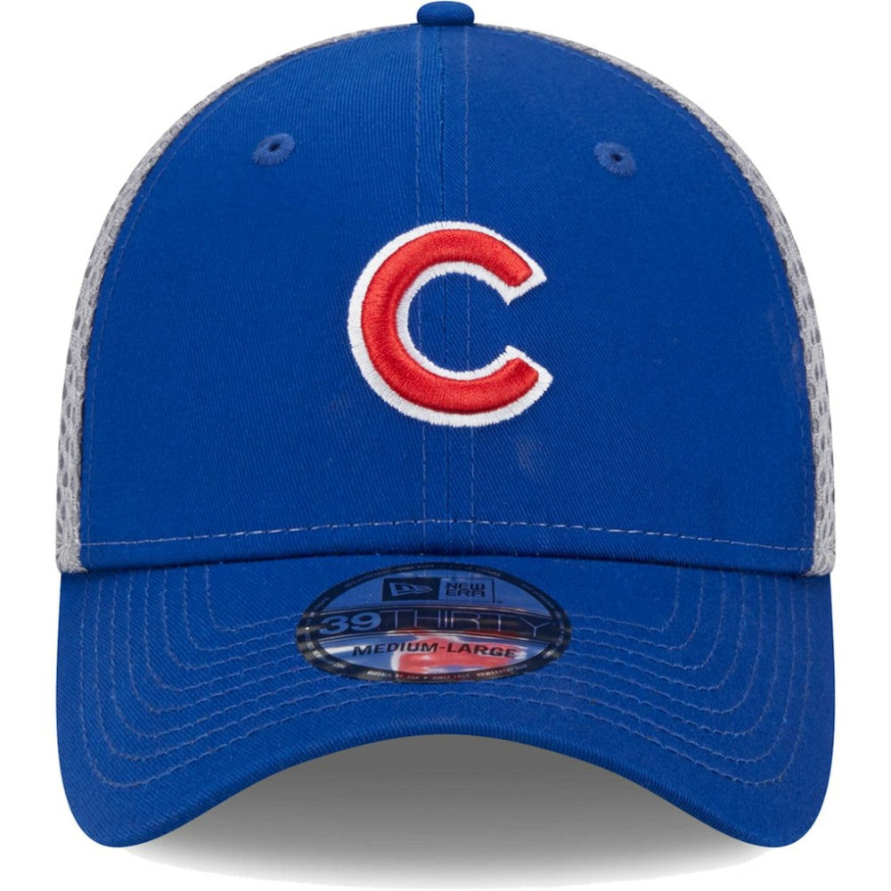 Royal Chicago Cubs New Era Team Neo 39THIRTY Flex Hat