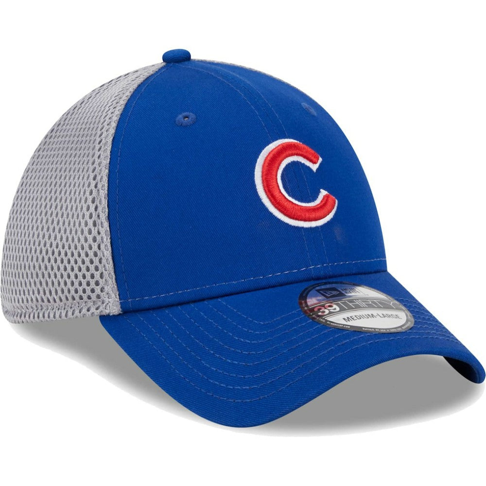 Royal Chicago Cubs New Era Team Neo 39THIRTY Flex Hat