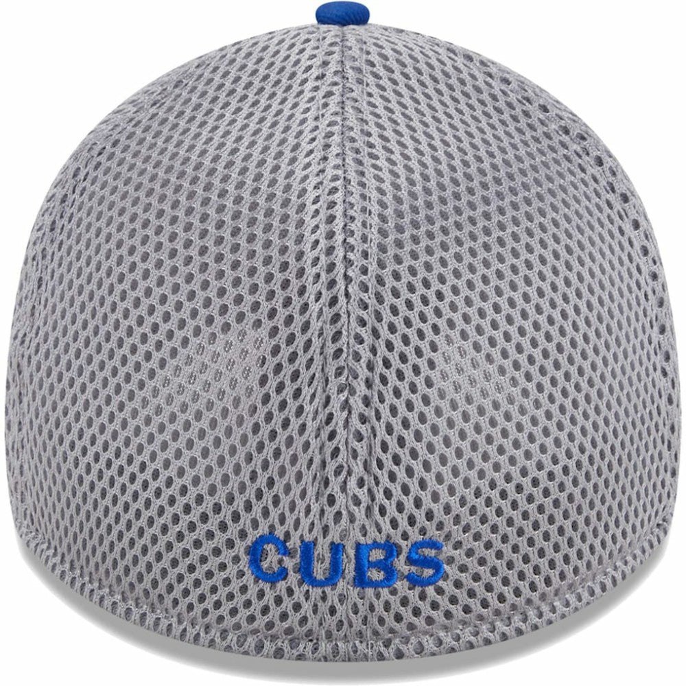 Royal Chicago Cubs New Era Team Neo 39THIRTY Flex Hat