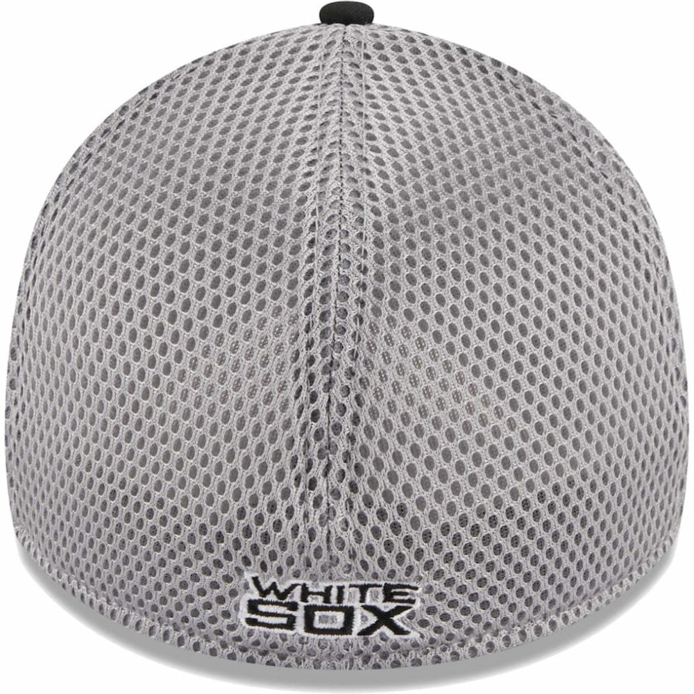 Black Chicago White Sox New Era Team Neo 39THIRTY Flex Hat