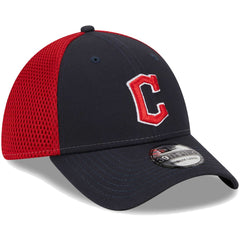 Navy Cleveland Guardians New Era Team Neo 39THIRTY Flex Hat