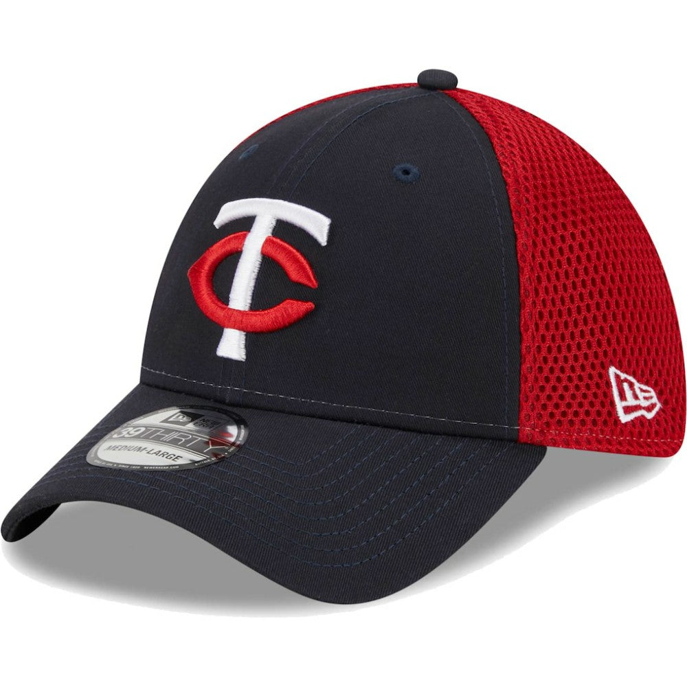 Navy Minnesota Twins New Era Team Neo 39THIRTY Flex Hat