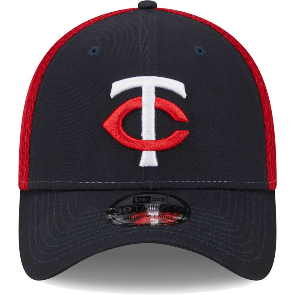 Navy Minnesota Twins New Era Team Neo 39THIRTY Flex Hat