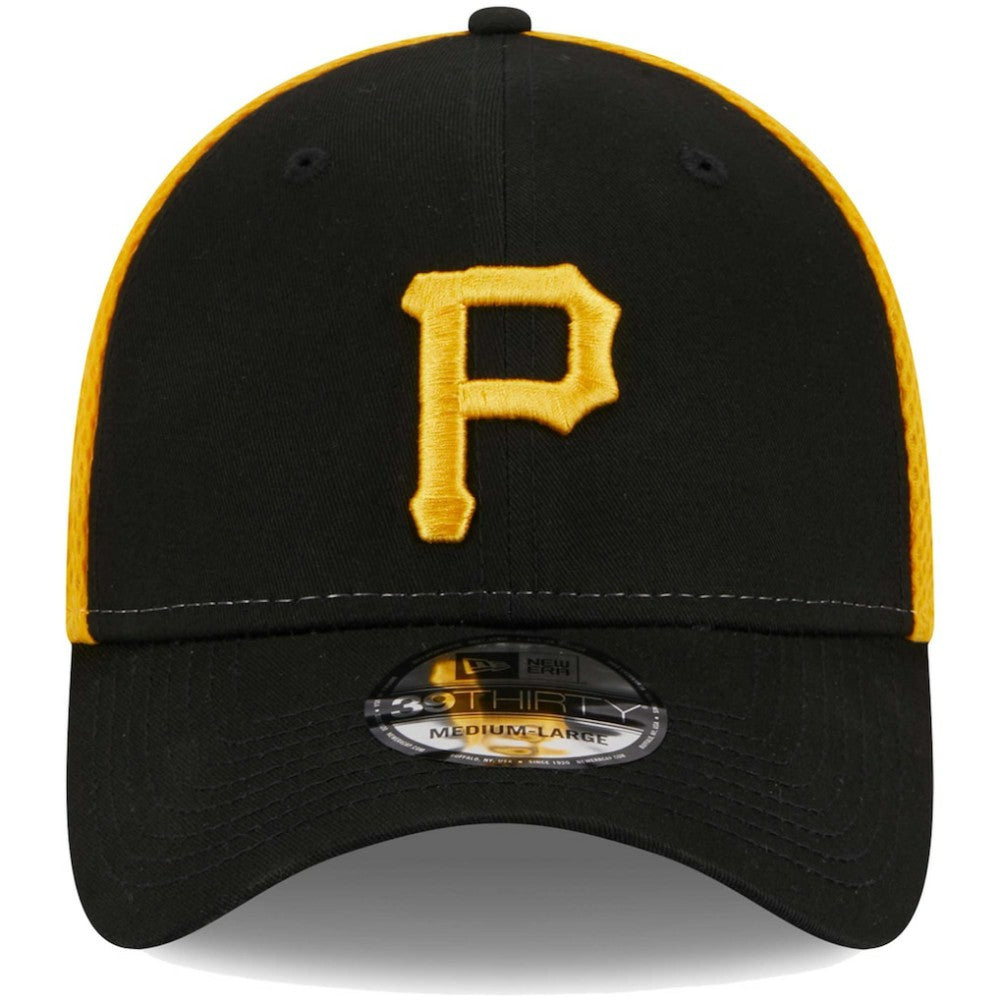 Black Pittsburgh Pirates New Era Team Neo 39THIRTY Flex Hat