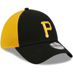 Black Pittsburgh Pirates New Era Team Neo 39THIRTY Flex Hat