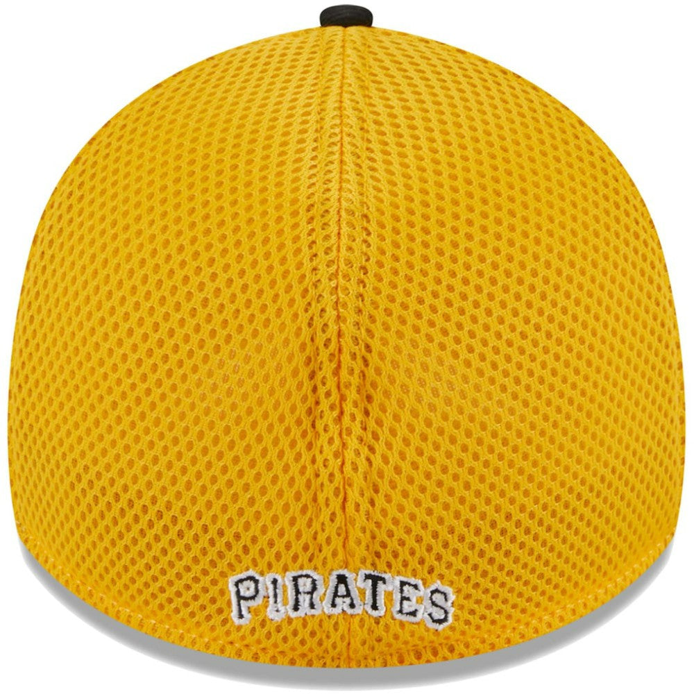 Black Pittsburgh Pirates New Era Team Neo 39THIRTY Flex Hat