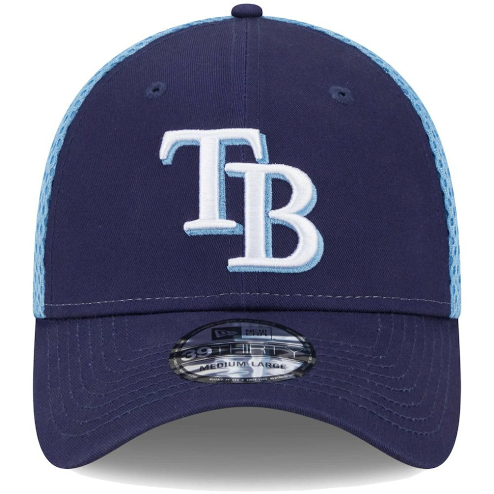 Navy Tampa Bay Rays New Era Team Neo 39THIRTY Flex Hat