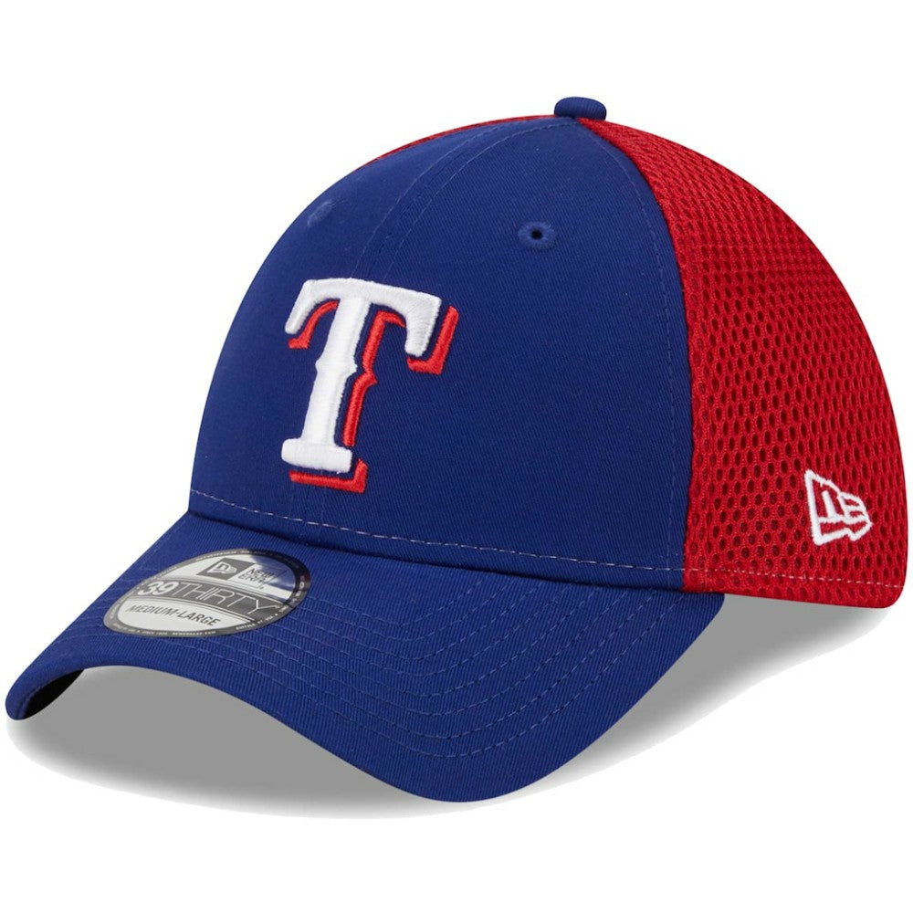Royal Texas Rangers New Era Team Neo 39THIRTY Flex Hat