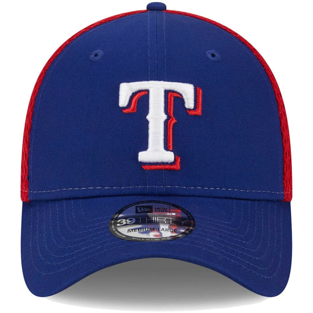 Royal Texas Rangers New Era Team Neo 39THIRTY Flex Hat