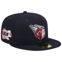 Navy Cleveland Guardians New Era Primary Logo 2019 MLB All-Star Game Team Color 59FIFTY Fitted Hat