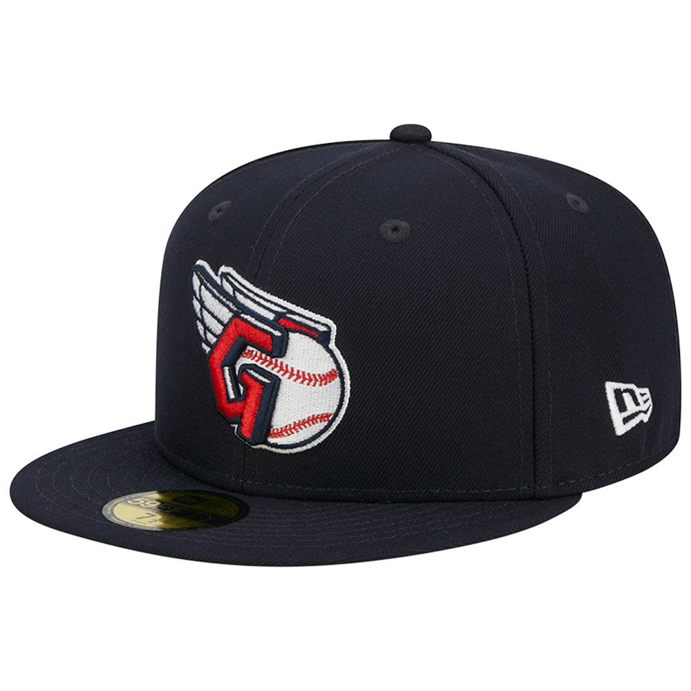 Navy Cleveland Guardians New Era Primary Logo 2019 MLB All-Star Game Team Color 59FIFTY Fitted Hat