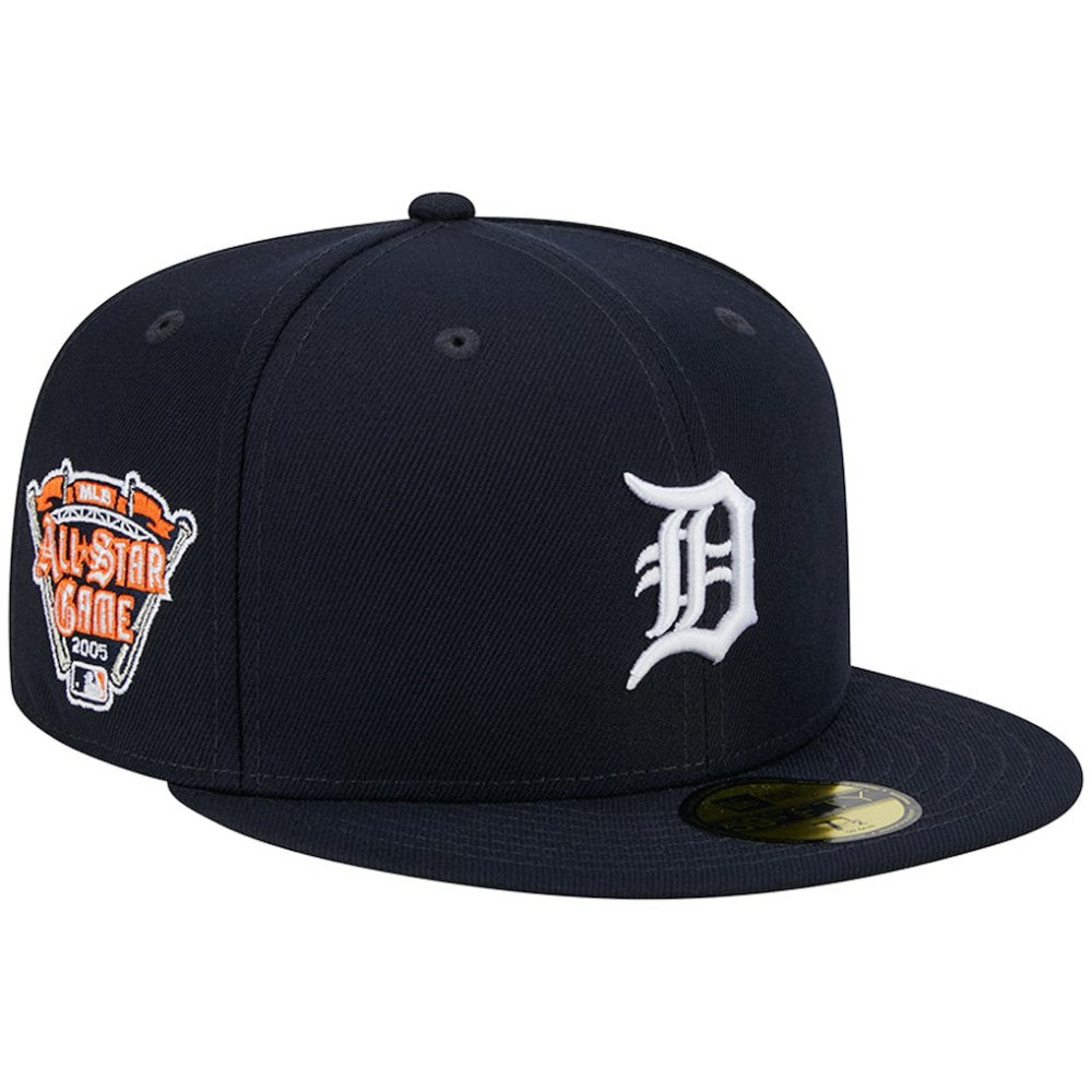 Navy Detroit Tigers New Era  2005 All Star Game Team Color 59FIFTY Fitted Hat
