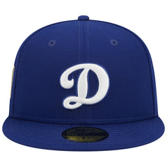 Royal Los Angeles Dodgers New Era Alternate Logo 2020 World Series Team Color 59FIFTY Fitted Hat