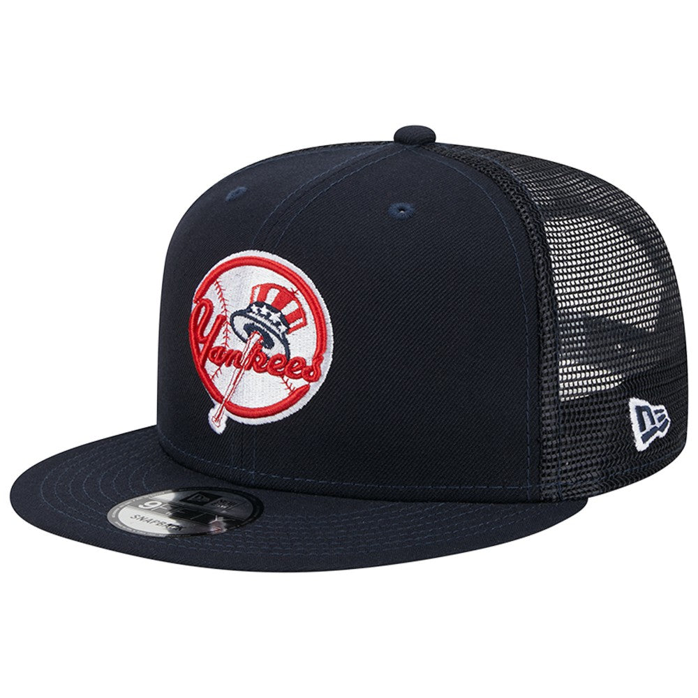 Navy New York Yankees New Era Team Color Trucker 9FIFTY Snapback Hat