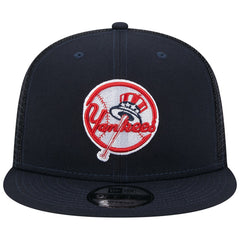 Navy New York Yankees New Era Team Color Trucker 9FIFTY Snapback Hat