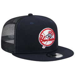Navy New York Yankees New Era Team Color Trucker 9FIFTY Snapback Hat