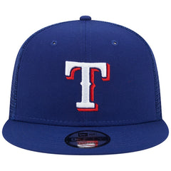 Royal Texas Rangers New Era Team Color Trucker 9FIFTY Snapback Hat
