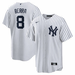 White Yogi Berra New York Yankees Nike Home Retired Player Replica Jersey