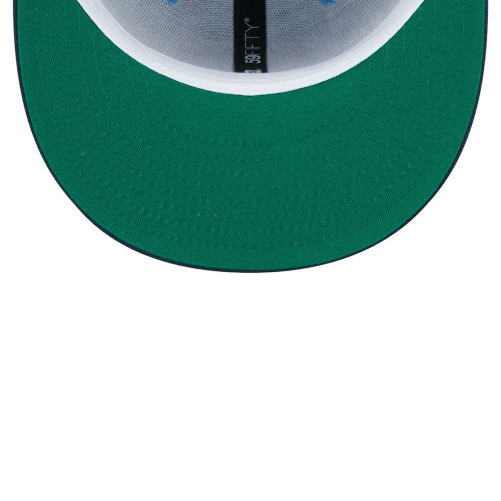 Light Blue/Navy Chicago White Sox New Era Green Undervisor 59FIFTY Fitted Hat