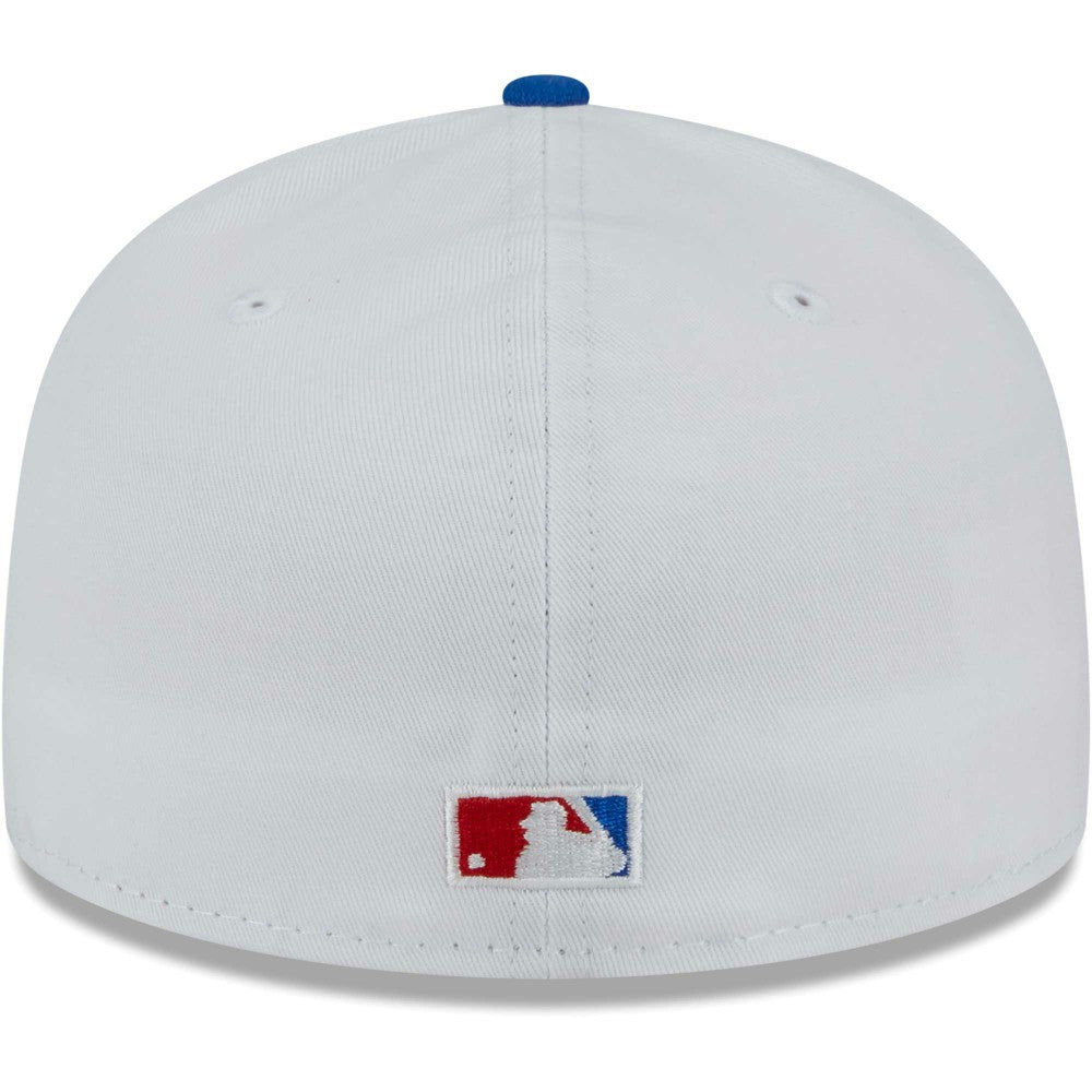 White/Red Los Angeles Dodgers New Era Undervisor 59FIFTY Fitted Hat