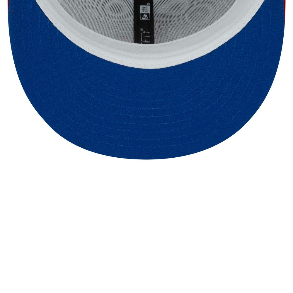 White/Red Los Angeles Dodgers New Era Undervisor 59FIFTY Fitted Hat