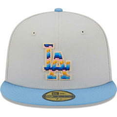 Natural Los Angeles Dodgers New Era Beach Front 59FIFTY Fitted Hat