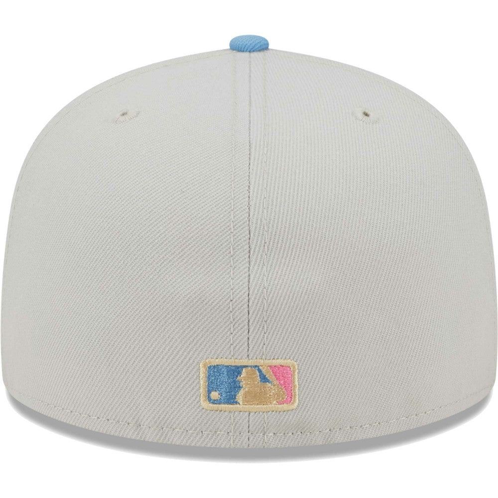 Natural Los Angeles Dodgers New Era Beach Front 59FIFTY Fitted Hat