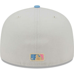 Natural Los Angeles Dodgers New Era Beach Front 59FIFTY Fitted Hat