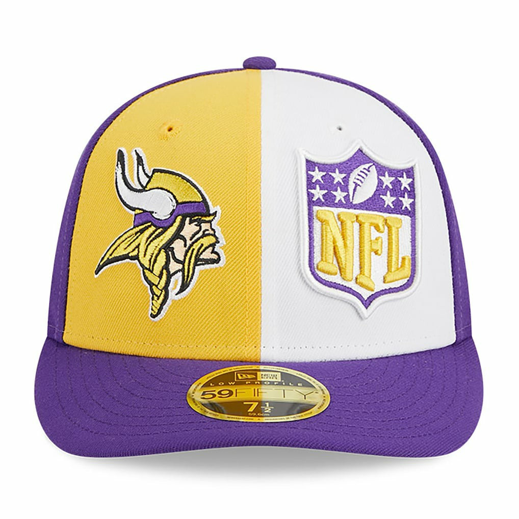 2023 Sideline Low Profile 59FIFTY Fitted Hat - Minnesota Vikings Hats