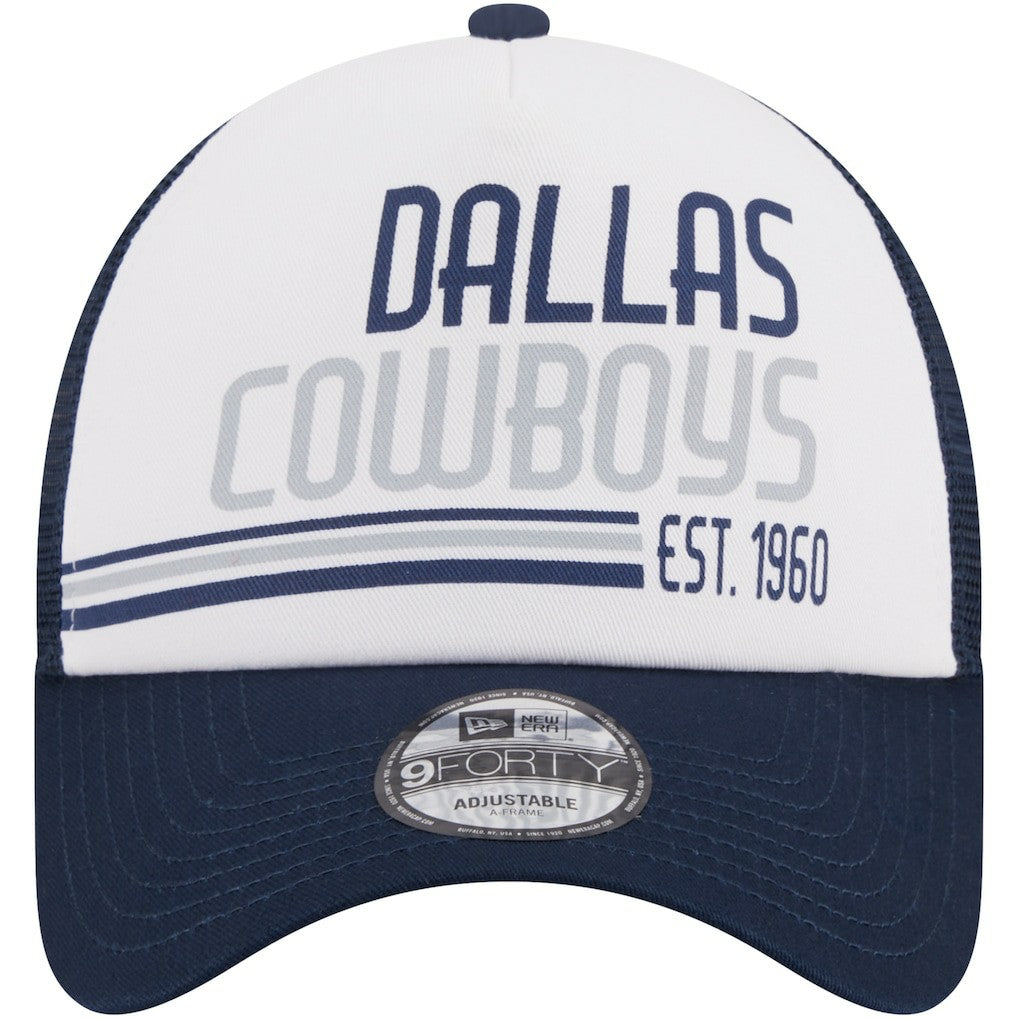 Stacked A-Frame Trucker 9FORTY Adjustable Hat - Dallas Cowboys Hats