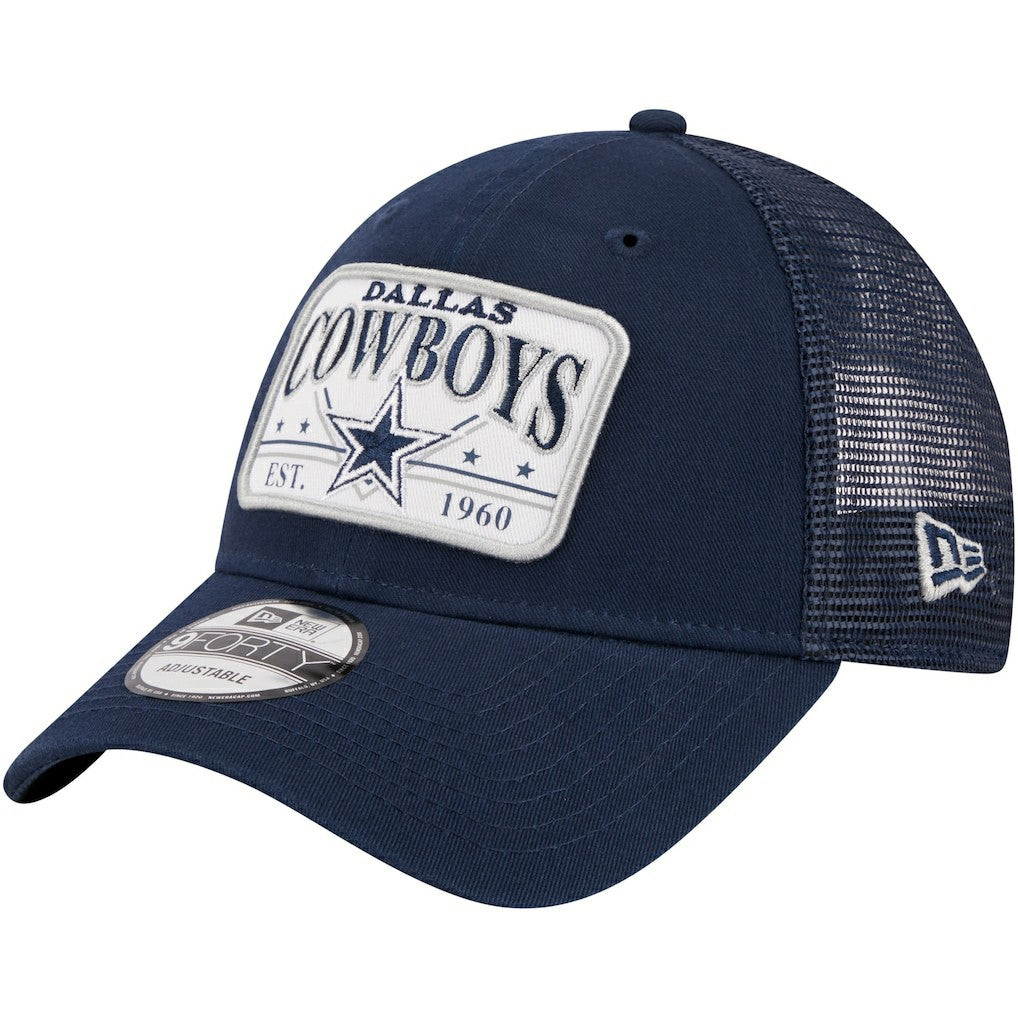 Plate 9FORTY Trucker Adjustable Hat - Dallas Cowboys Hats