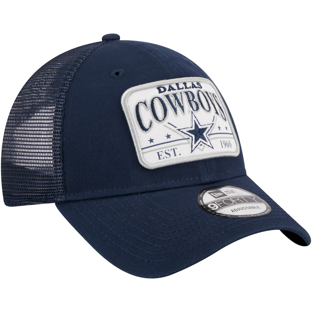 Plate 9FORTY Trucker Adjustable Hat - Dallas Cowboys Hats