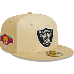 Raffia Front 59FIFTY Fitted Hat - Las Vegas Raiders Hats