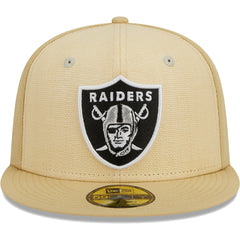 Raffia Front 59FIFTY Fitted Hat - Las Vegas Raiders Hats
