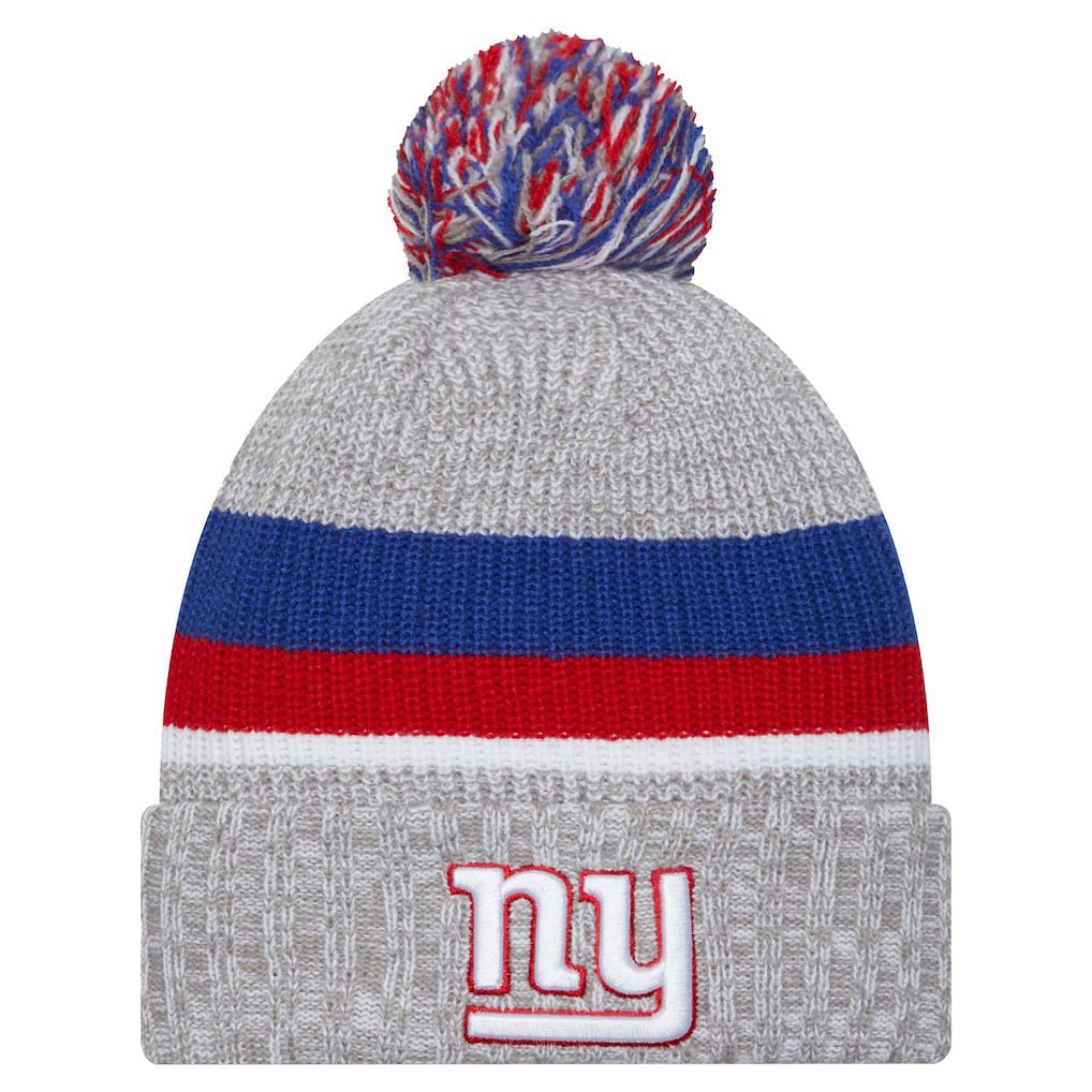 Youth Cuffed Knit Hat with Pom - New York Giants Hats