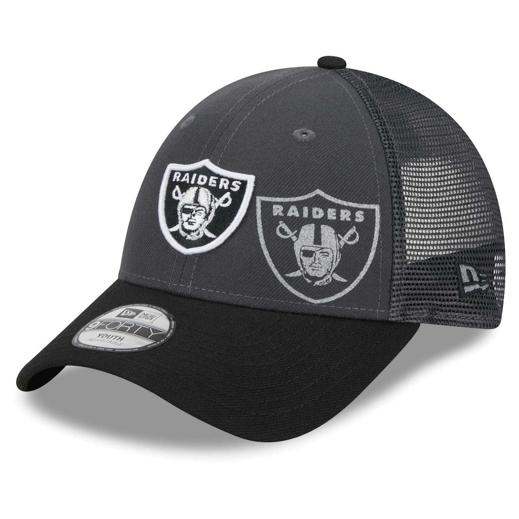 Preschool Reflect 9FORTY Adjustable Hat - Las Vegas Raiders Hats