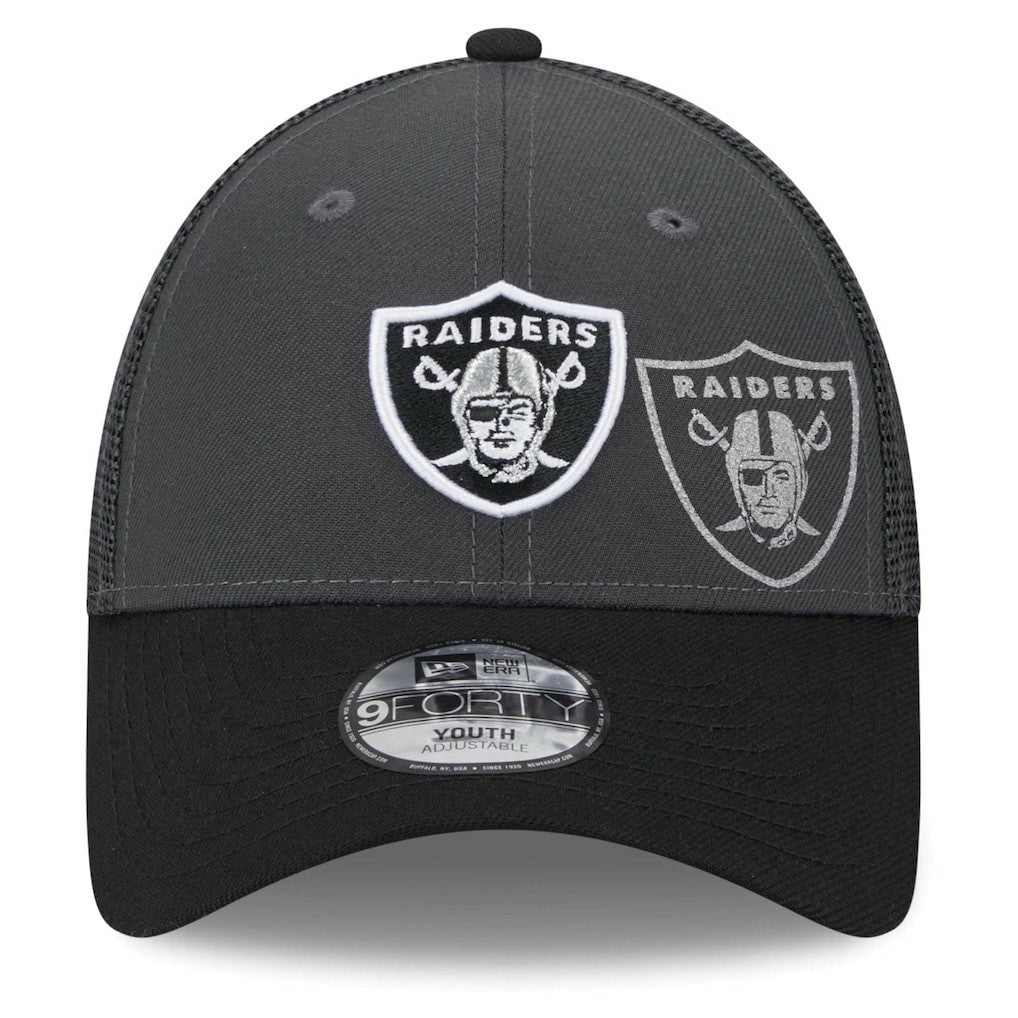 Preschool Reflect 9FORTY Adjustable Hat - Las Vegas Raiders Hats