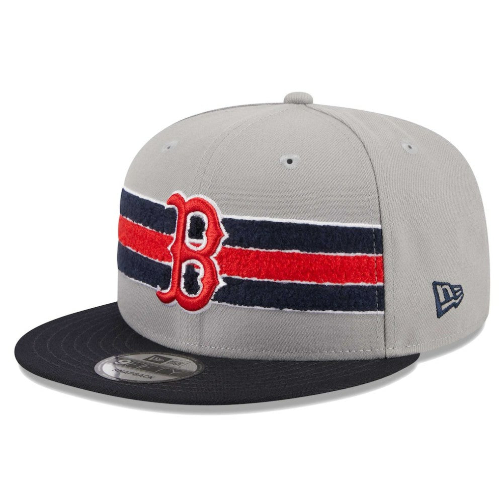 Gray/Navy Boston Red Sox New Era Band 9FIFTY Snapback Hat