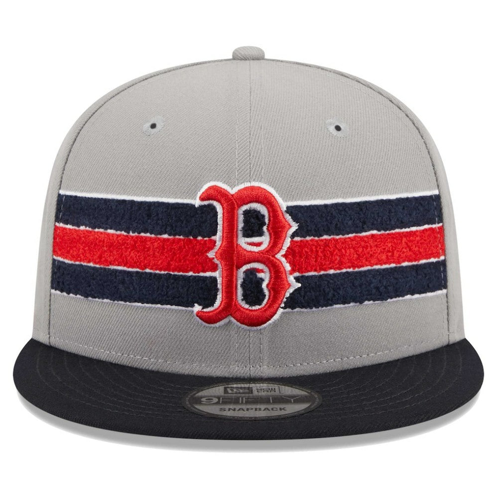 Gray/Navy Boston Red Sox New Era Band 9FIFTY Snapback Hat