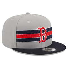 Gray/Navy Boston Red Sox New Era Band 9FIFTY Snapback Hat