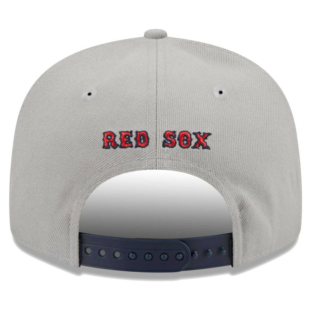 Gray/Navy Boston Red Sox New Era Band 9FIFTY Snapback Hat