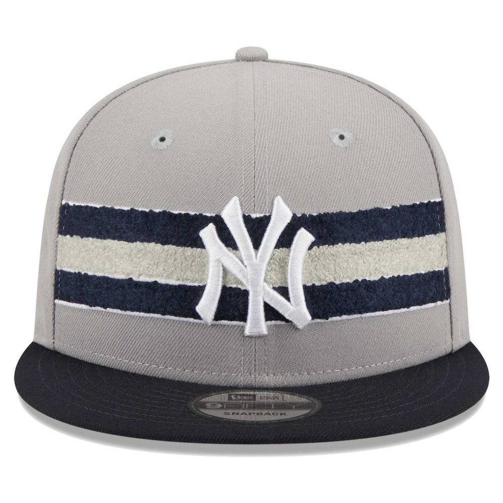 Gray/Navy New York Yankees New Era Band 9FIFTY Snapback Hat