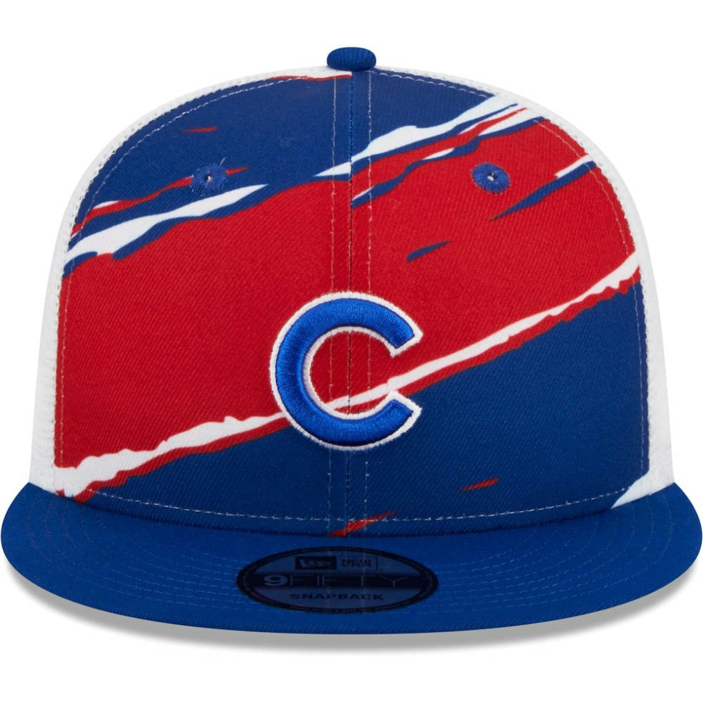 Royal Chicago Cubs New Era Tear Trucker 9FIFTY Snapback Hat