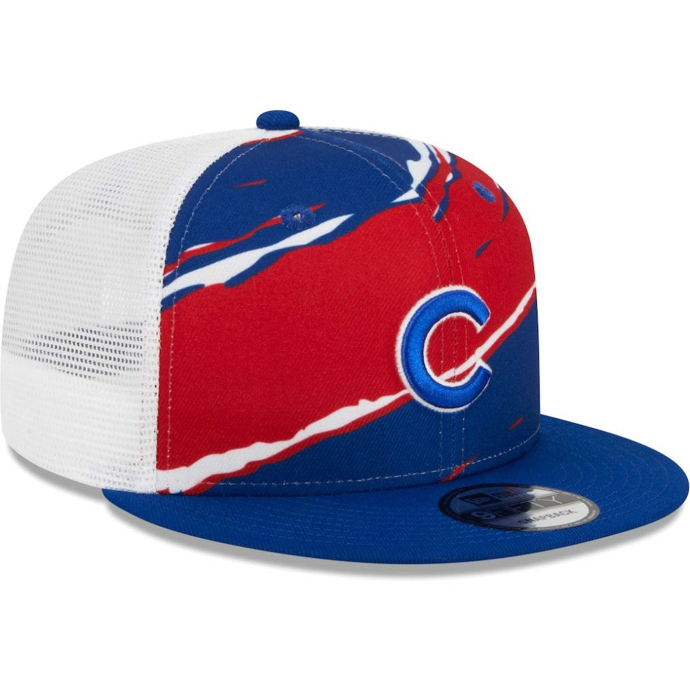 Royal Chicago Cubs New Era Tear Trucker 9FIFTY Snapback Hat