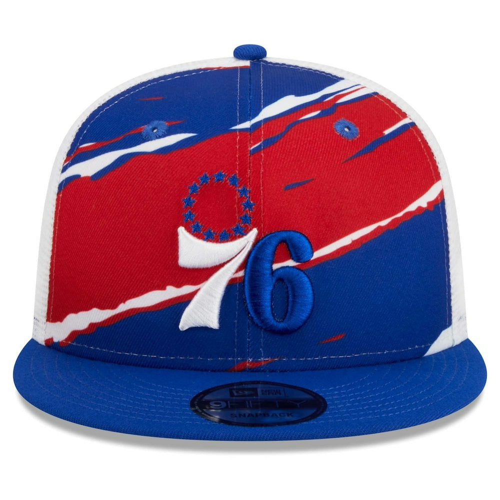 New Era Philadelphia 76ers Tear Trucker 9FIFTY Adjustable Hat