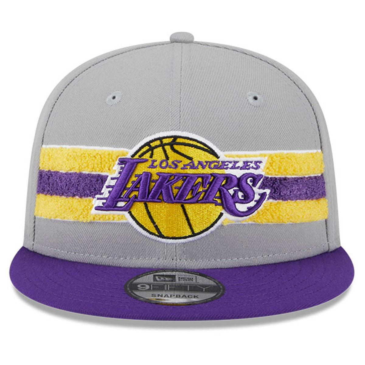 New Era Los Angeles Lakers Chenille Band 9FIFTY Snapback Hat