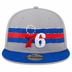 New Era Philadelphia 76ers Chenille Band 9FIFTY Snapback Hat
